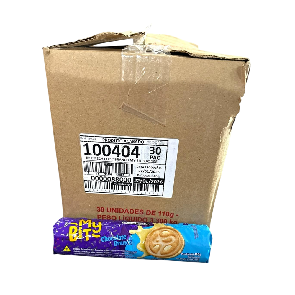 Galleticas de Chocolate blanco 30/u (3.88oz)