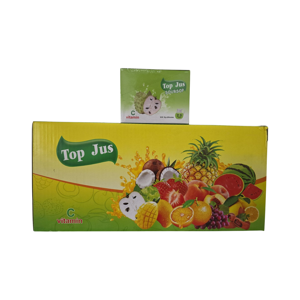 Refresco Top Jus de Guanabana (24 sobres x 24 cajas) 10g