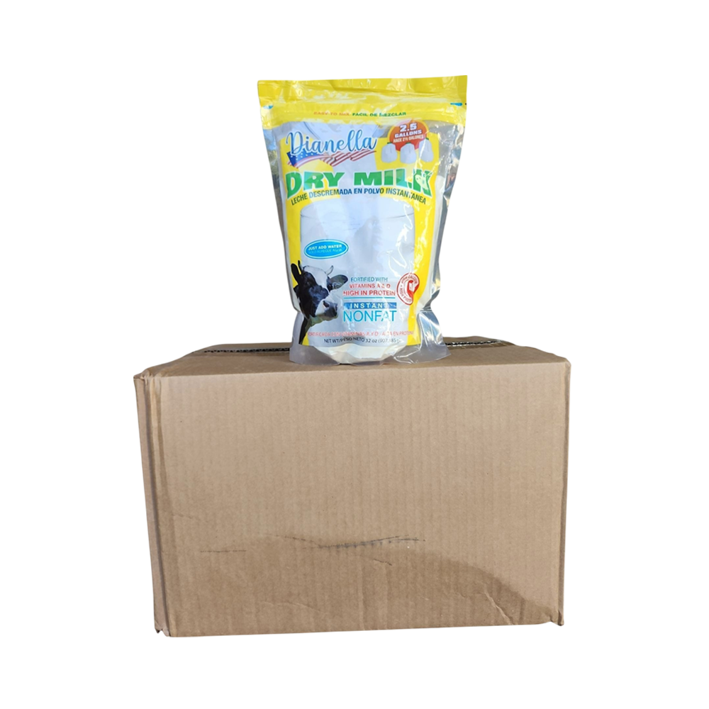 Leche en polvo completa Dianella vitamina 15/u A & D 255 grasa (32 oz)