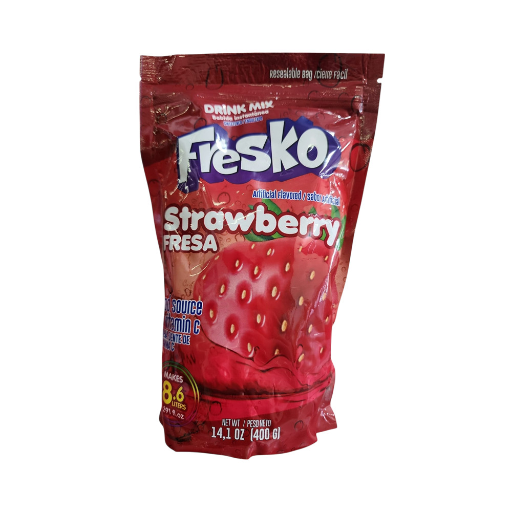 Refresco Instantaneo Fresko de Fresa (14.1 oz)