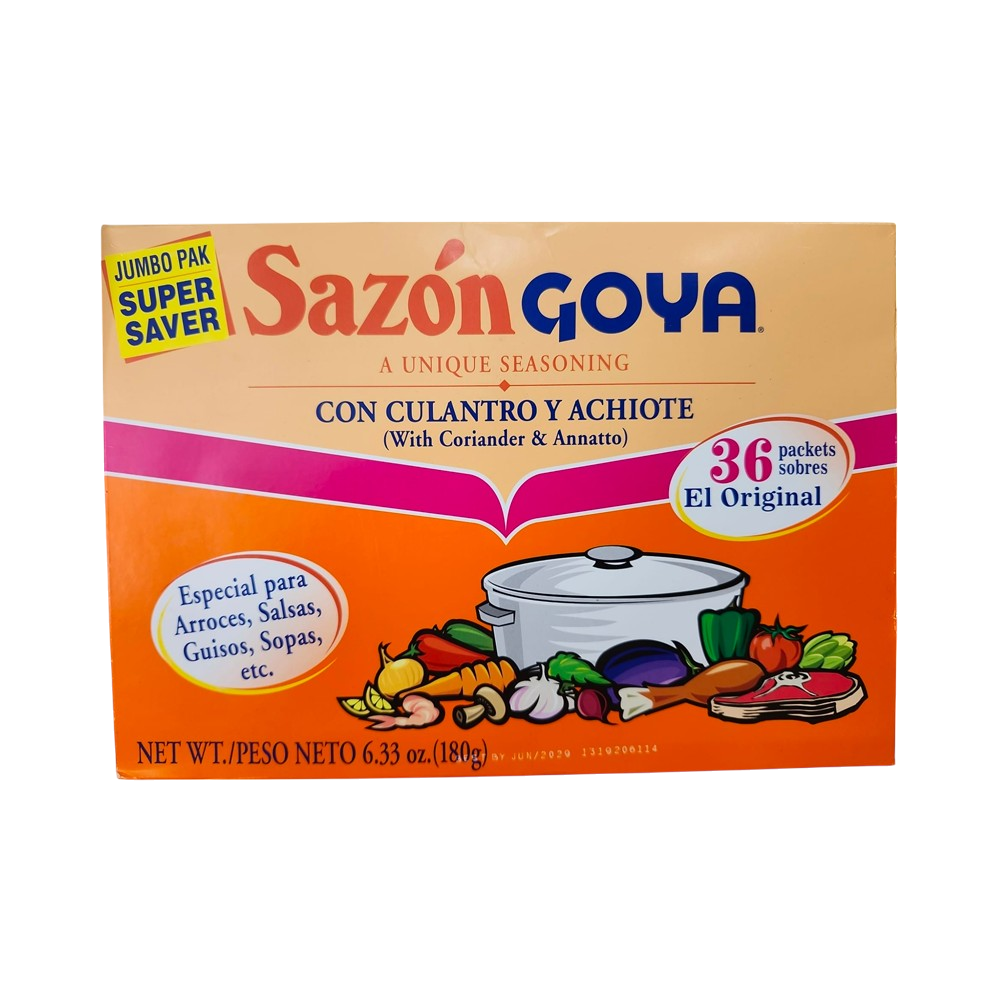 Sazon Goya con Culantro y Anchiote 15/u (6.33 oz)