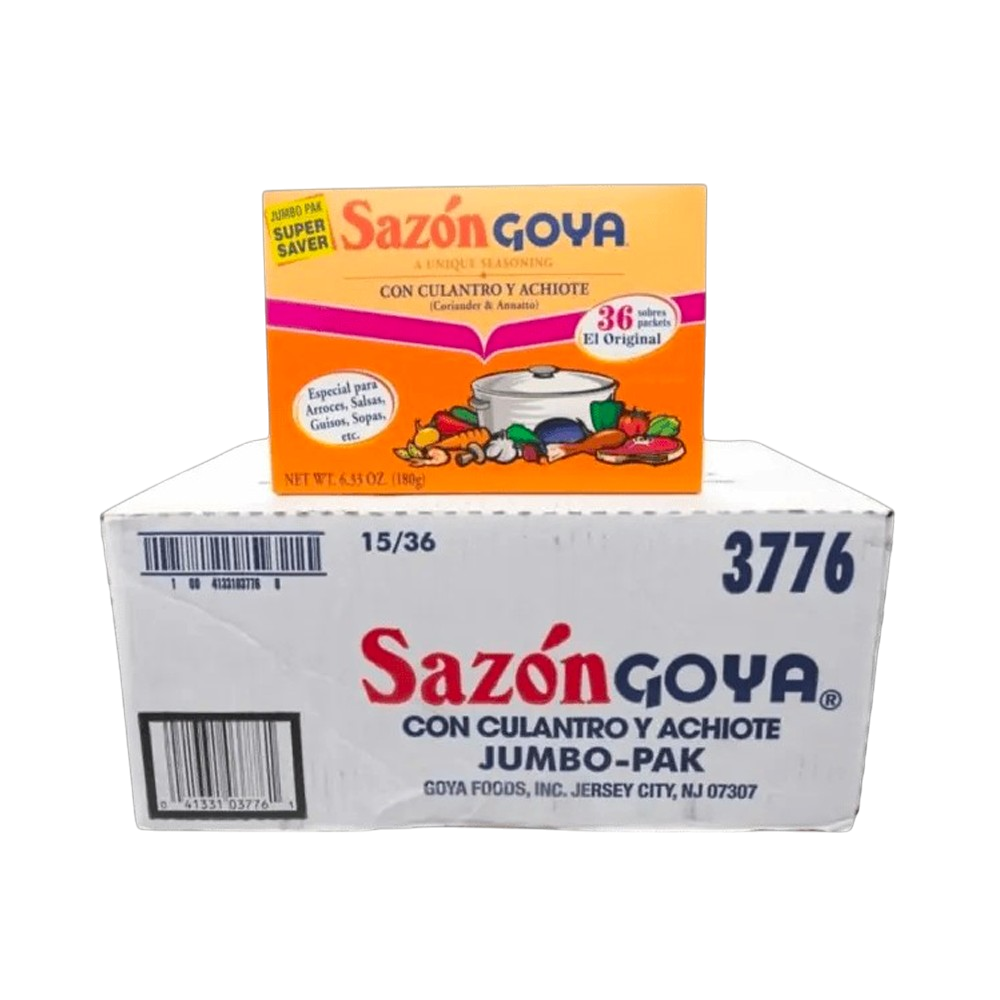 Goya Seasoning with Coriander and Achiote (6.33 oz) Box (15 x 36)