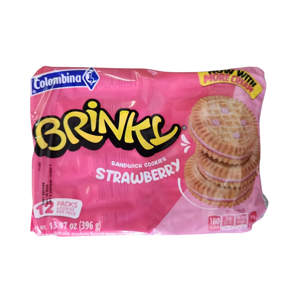 Brinky Colombina Strawberry Cookies (13.97 oz / 396 g)