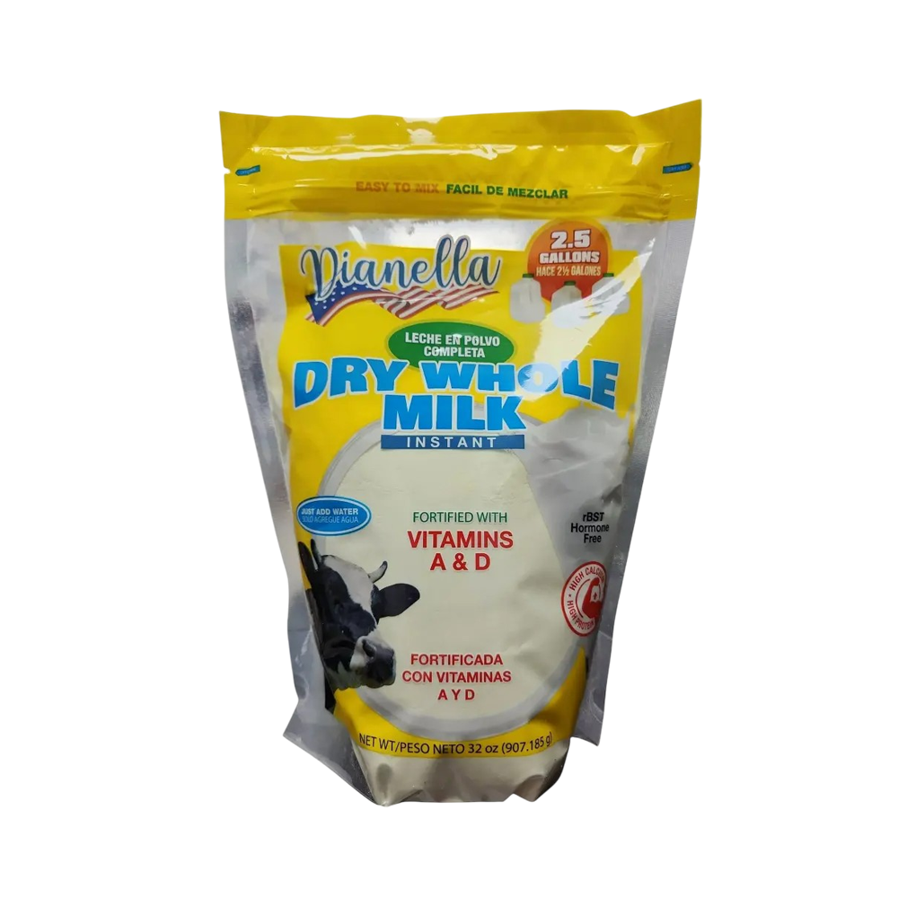 Leche en polvo completa Dianella vitamina A & D 255 grasa (32 oz)