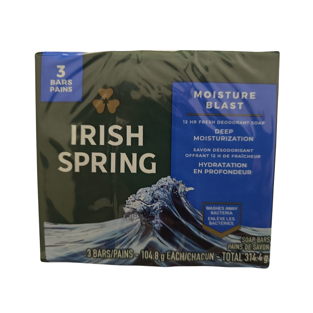 Jabón Irish Spring (Moisture Blast) (3/u)