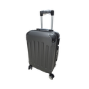 20" Gray Plastic Suitcases