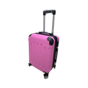 20" Pink Plastic Suitcases