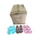 Brown, pink and green flip-flops 36/U (Style: FF374W)