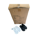 Black and white flip-flops 36/U (Style: FF343W)