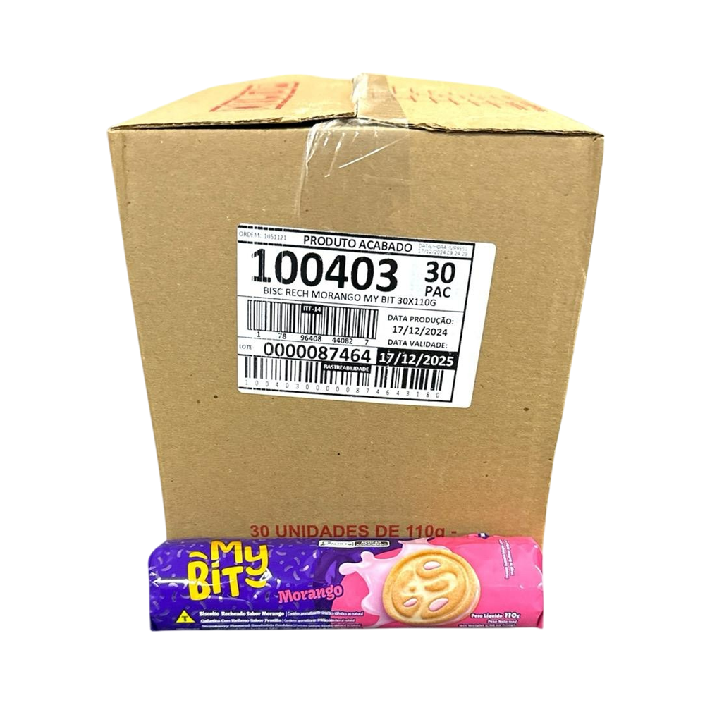 Galleticas de Fresa 30/u (3.88oz)