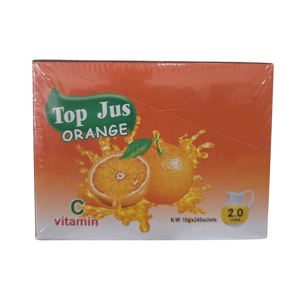 Top Jus Orange Soft Drink (24 sachets) 10g