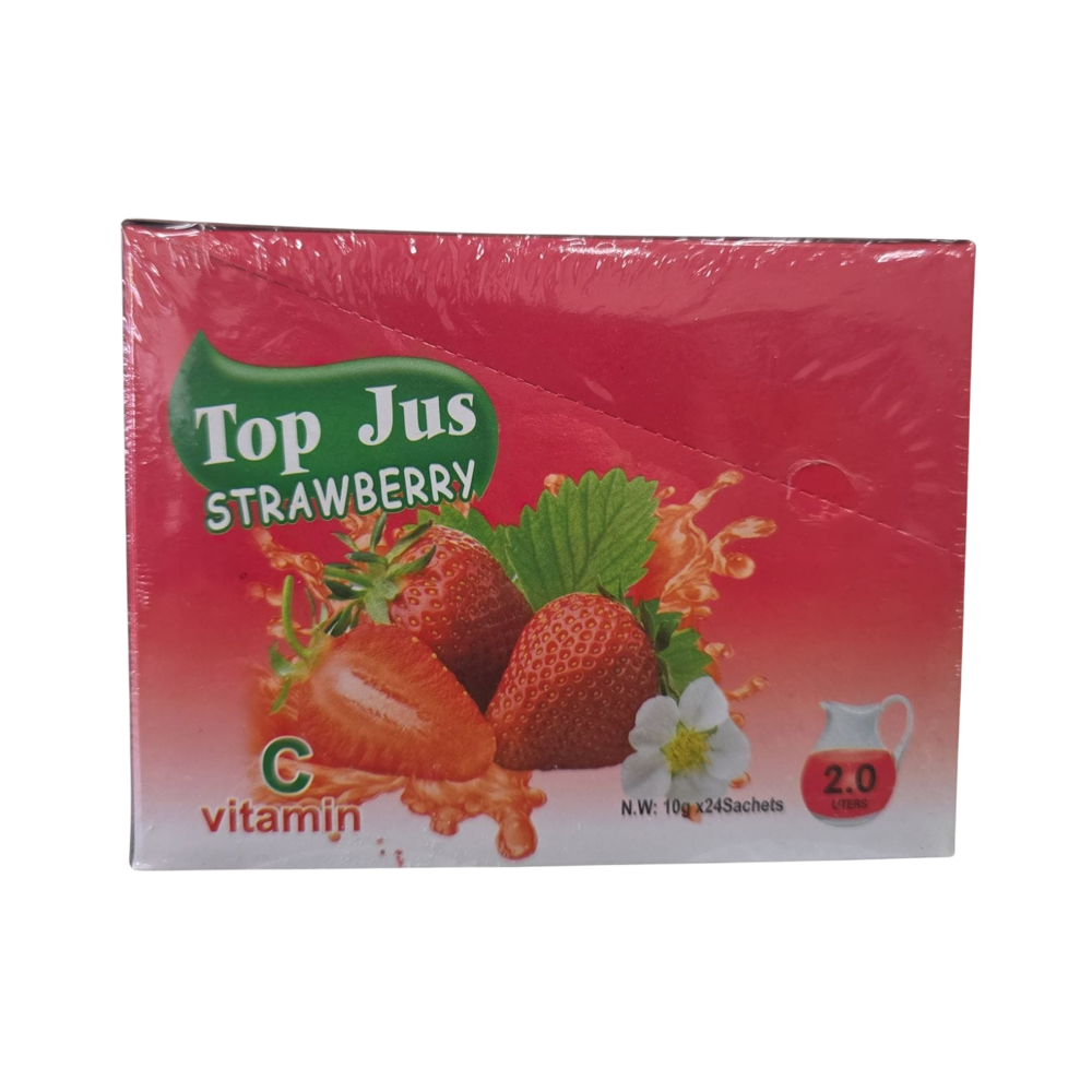 Refresco Top Jus de Fresa (24 sobres) 10g