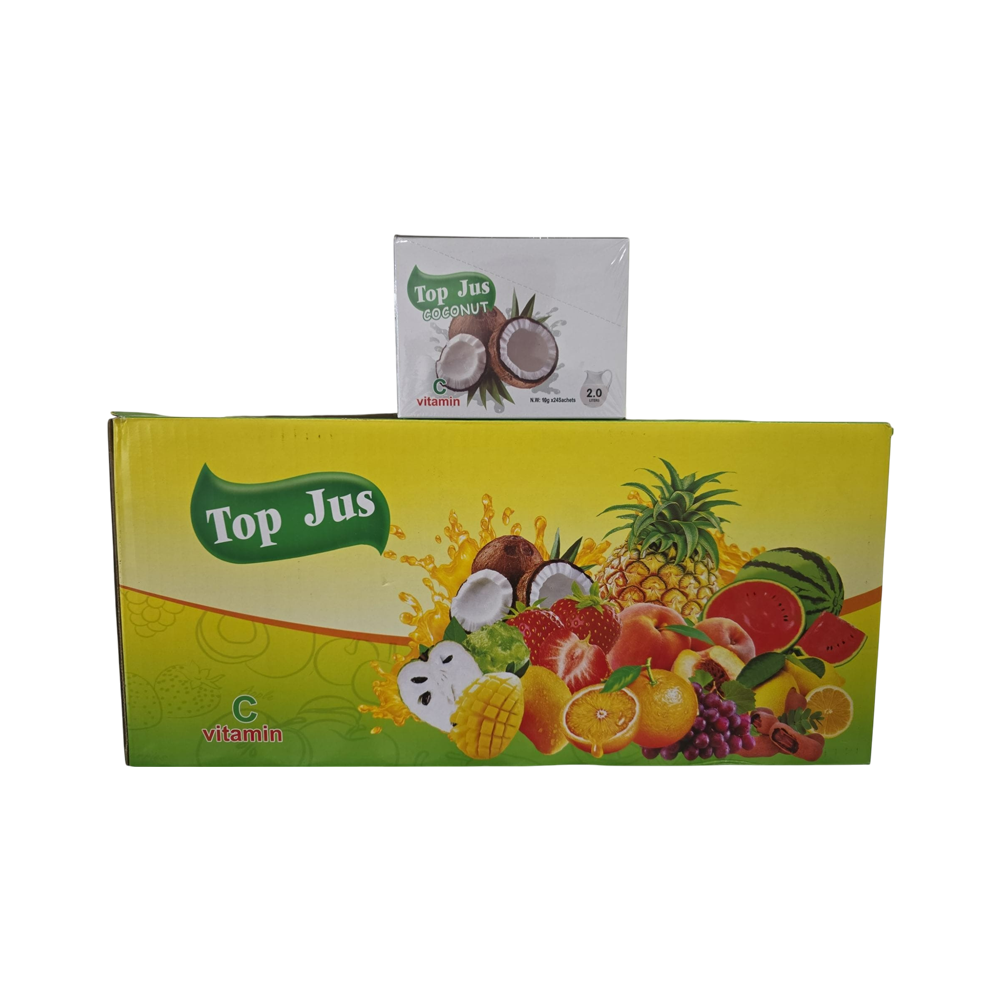 Refresco Top Jus de Coco (24 sobres x 24 cajas) 10g