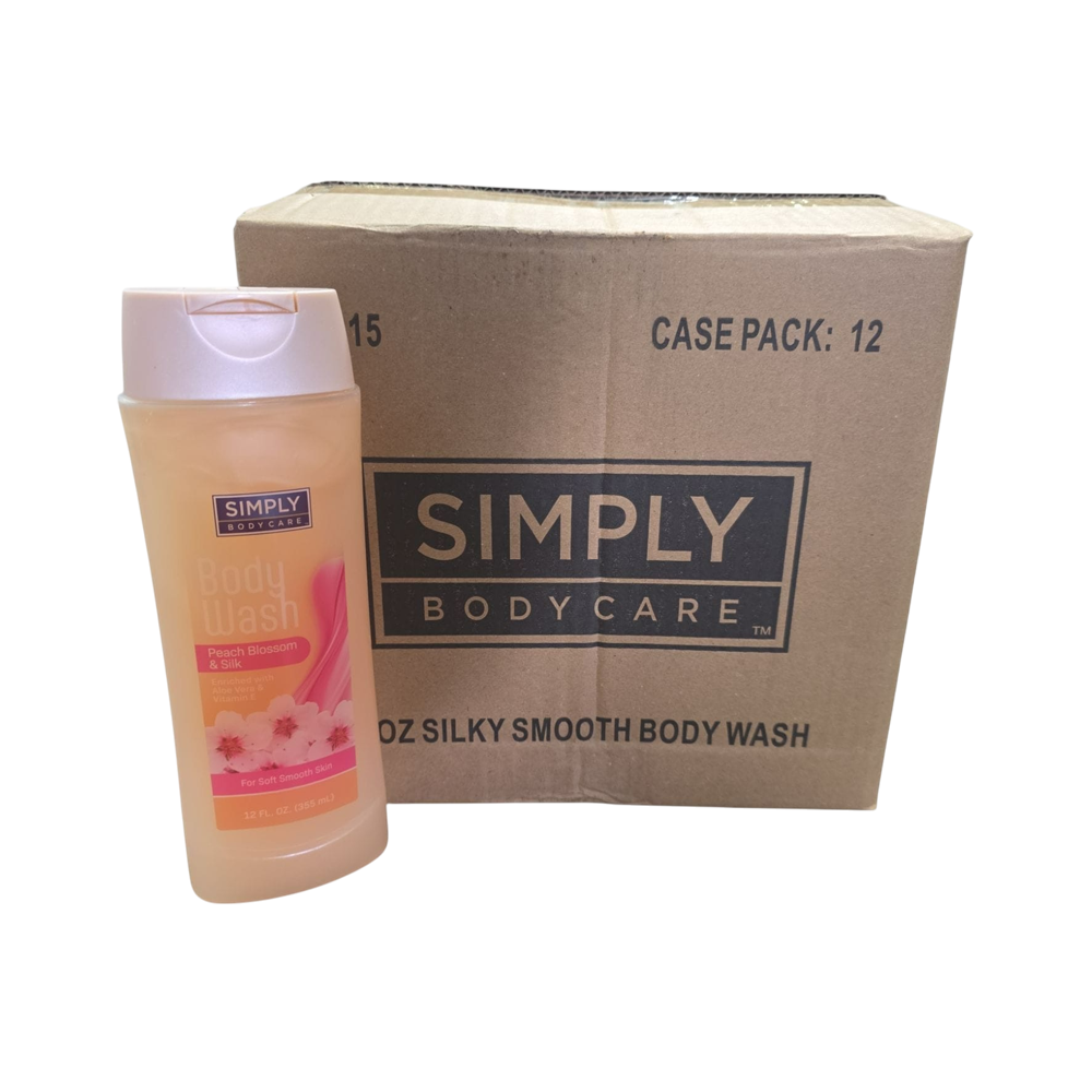 Simply Peach Body Wash 12/u (12oz)