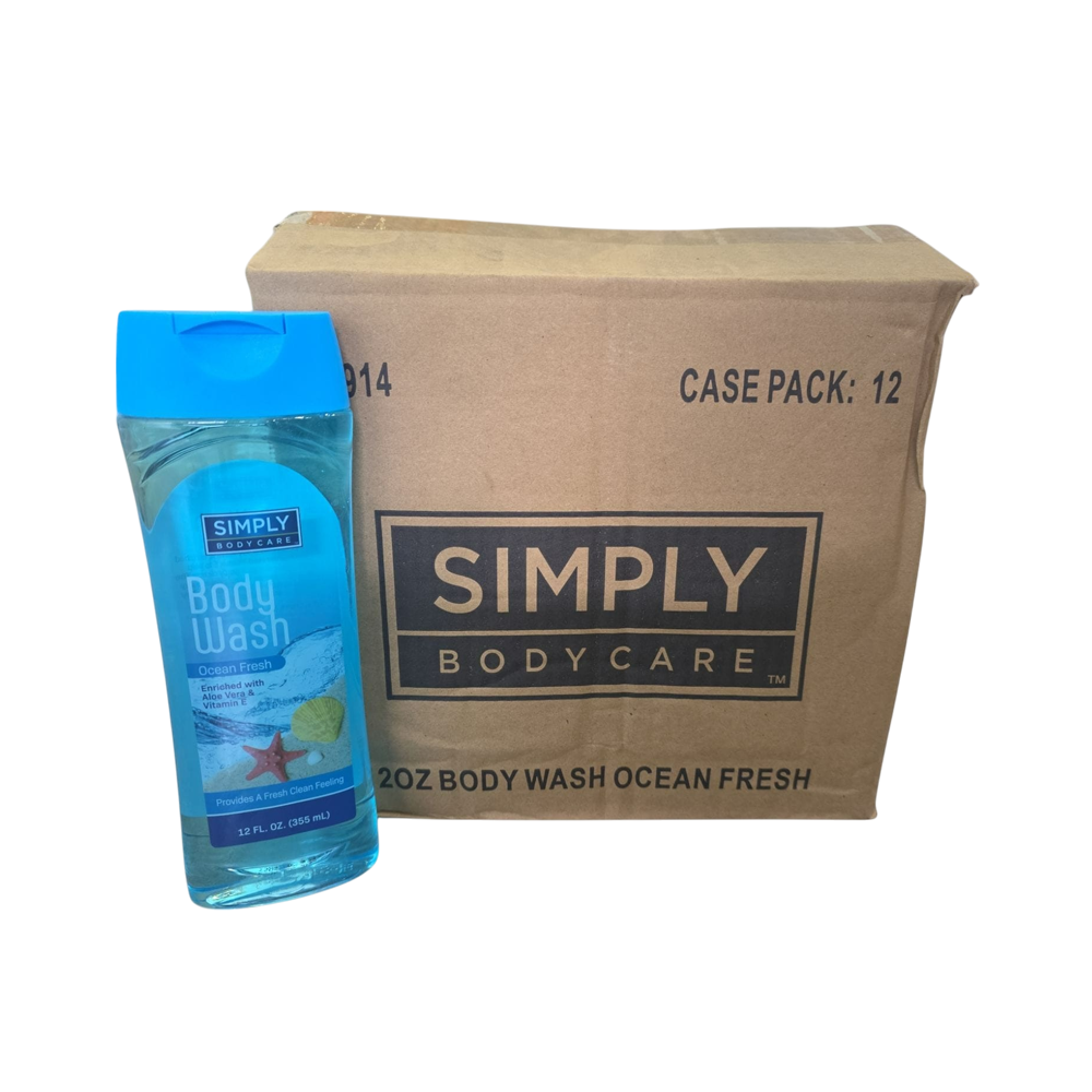 Gel de baño Simply Ocean Fresh 12/u  (12oz)