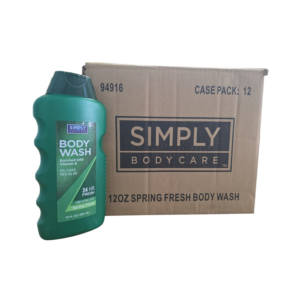 Gel de baño Simply Spring Fresh 12/u (12oz)