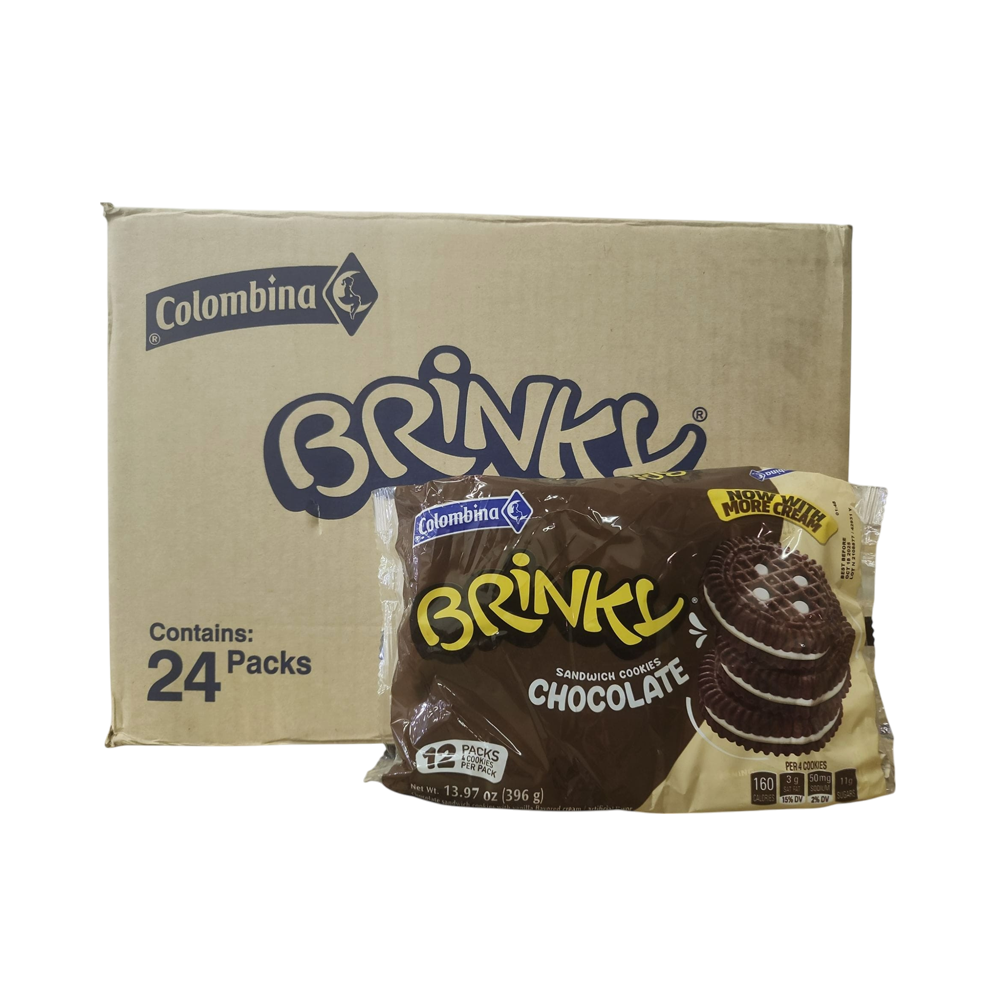 Brinky Colombina Chocolate Cookies 24/u (13.97 oz / 396 g)