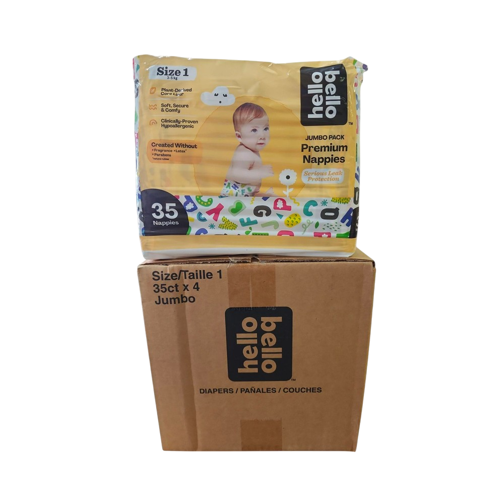 Hello Bello Diapers Size 1 (4 Packs/3 to 5 kg)