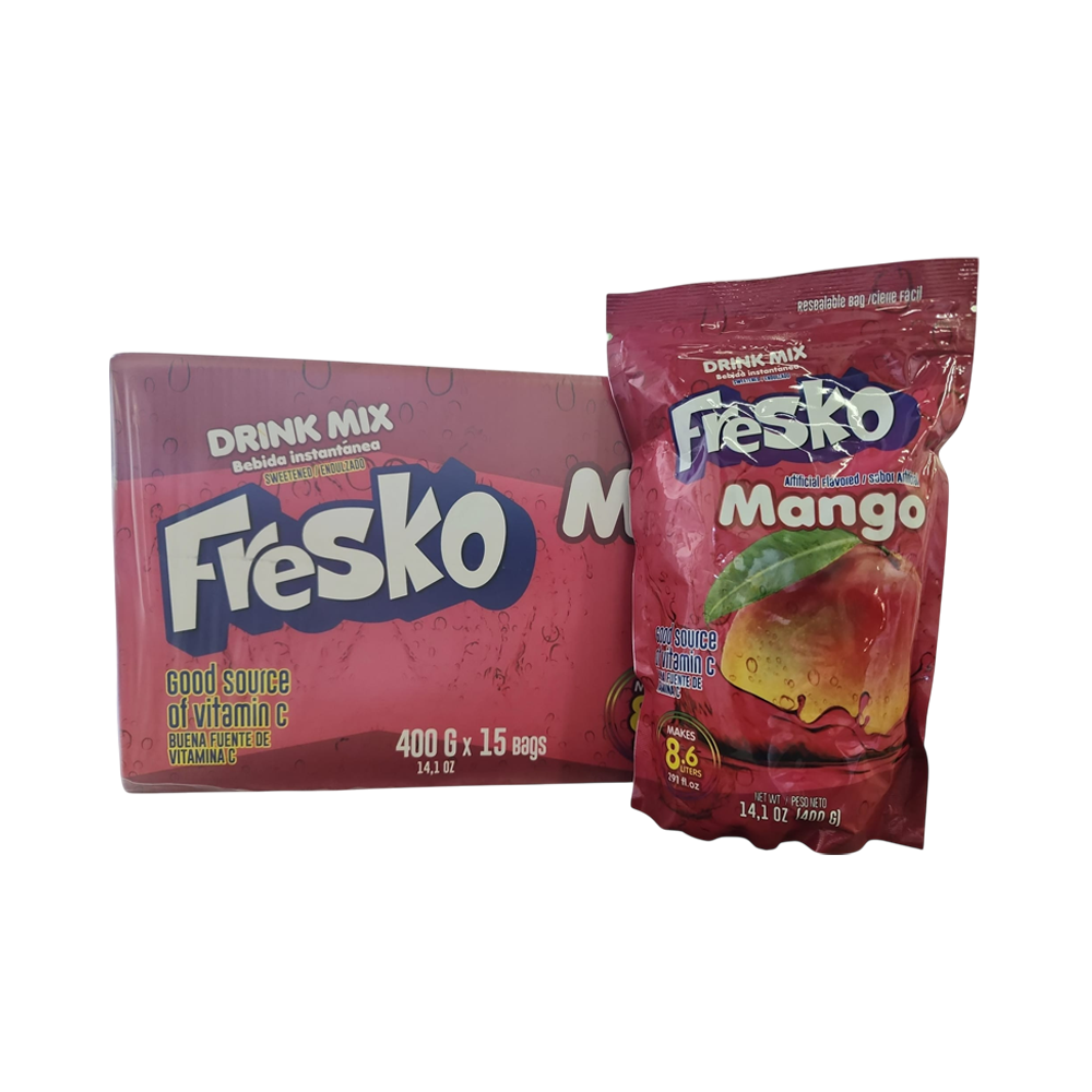 Refresco Instantaneo Fresko de Mango 15/u (14.1 oz)