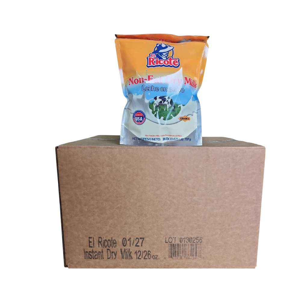 El Ricote Milk Powder 12/u (26oz)