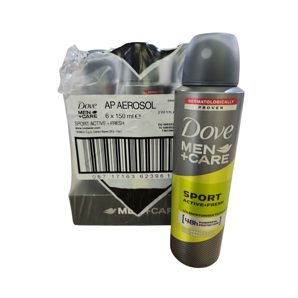 Desodorante de Spray Dove Sport 6/u (150ml)