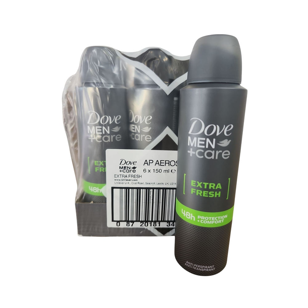 Dove Spray Deodorant, extra Fresh 6/u (150ml)