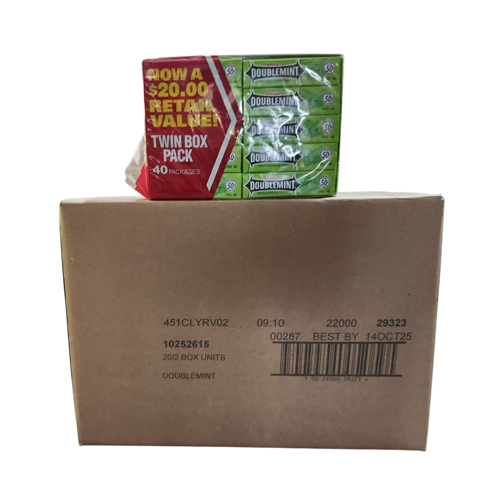 Chicles DoubleMint 20/u (1.2lb)