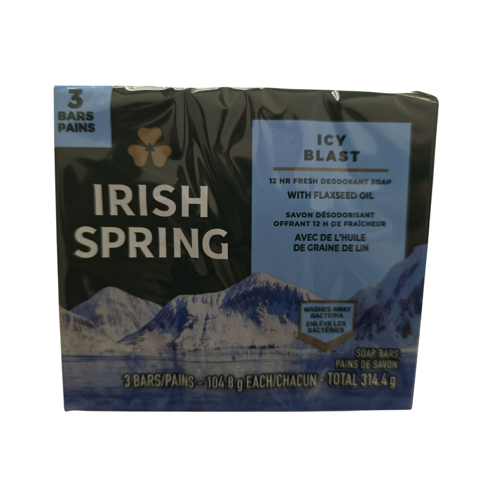 Jabón Irish Spring (Icy Blast) (3/u)