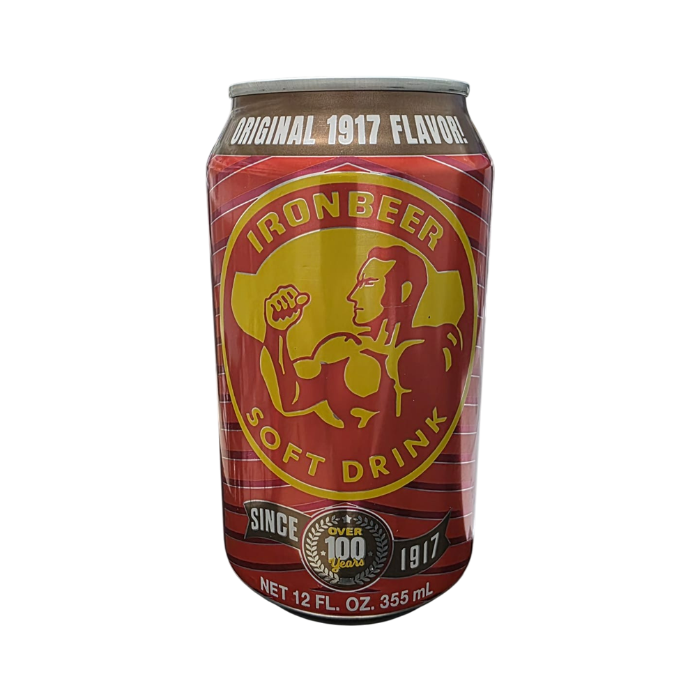 Ironbeer soda can (355 ml)